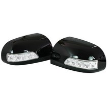NF쏘나타 - 2WAY 카비 LED 사이드미러커버 백미러커버, 아이언실버 BK