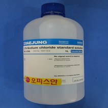 오피스안&컴사이언스 염화나트륨용액 0.1mol 500ML 1L 시약