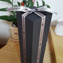 [캔들레이디] 디퓨저선물박스 - 블랙 화이트 투명, 블랙(중), 1개