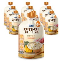 [매일유업] 맘마밀 안심이유식 6/9/12개월 20팩 혼합, 6개월/단호박소고기10팩+단호박소고기10팩