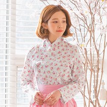 예다움 봄장미 장저고리 생활한복 저고리 한복