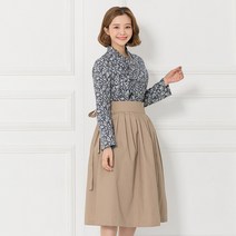 예다움 베이지 생활한복 치마 한복