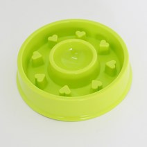 위드 강아지 급체방지용 애견식기, 하트_핑크, 1개