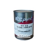 KCC 락카페인트 CL440 1L 목재 및 철재 겸용 상도 속건페인트 유광 무광, 회색(유광)