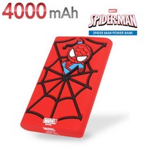 마블 스파이더맨 보조배터리 4000 휴대폰 충전기