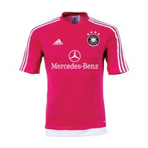 아디다스 독일 에스트로 15 저지 SS(S16157) 핑크 커스텀 축구 유니폼