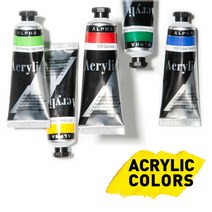 알파 아크릴물감 50ml 95색 낱색, $ENA_999 Black
