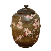 [여주도기] 분청매화 황토 쌀항아리 20kg, 1개