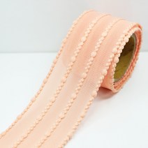 리본디자이너 원단리본 리본공예 리본, 109-팝콘살구(70cm)[폭40mm], 50cm