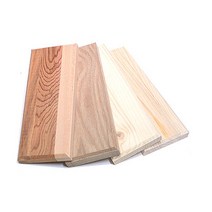 아이베란다 원목집성 삼각면 우드타일 80x200 100x200mm, 삼나무[두께18mm]100mm×200mm