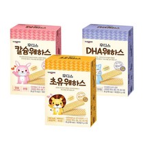 아기밀냠냠 (초유 DHA 칼슘)웨하스3종(36g 4개입), 칼슘웨하스(4팩)