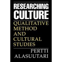 Researching Culture: Qualitative Method and Cultural Studies Paperback, Sage Publications Ltd