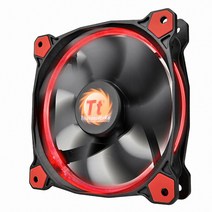 써멀테이크 Riing 12 LED FAN Red 아스크텍 케이스 팬쿨러 (영샵)