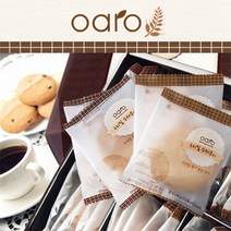 오아로 우리밀 수제쿠키 16개입 선물세트(칼슘초코칩+땅콩), 16개