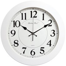 [골든벨시계] m클리어 무소음 벽시계 40cm (2종), 4406 화이트