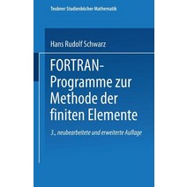 FORTRAN-Programme Zur Methode Der Finiten Elemente Paperback, Vieweg+teubner Verlag