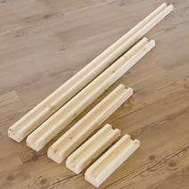아이베란다 아크릴 원목파티션 2단 공간분리가벽 셀프가벽 책상 파티션, 지지대선택, 벽면용 지지대 길이600mm
