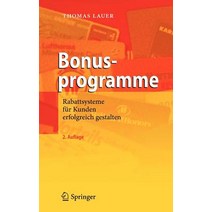 Bonusprogramme: Rabattsysteme Fur Kunden Erfolgreich Gestalten Hardcover, Springer