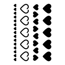 블랭코 스텐실도안904_하트 템플릿