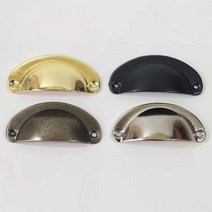 가구가구또가구 건축용손잡이 만두손잡이 골드손잡이 서랍장손잡이 가구부속자재, 블랙