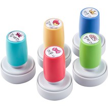 네임코코 의류용 원형 네임스탬프 S10, 민트, 1개