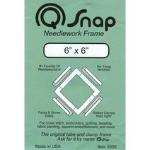 조이십자수 [미국]큐스냅 Q-SNAP사각 클립수틀 큐스냅 Q-SNAP, [미국]큐스냅 Q-SNAP 정사각 (6X6)/3539, 1세트