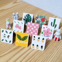 프리데코 자석책갈피 종이책갈피 마그네틱 북마크, 05.고양이-Basic