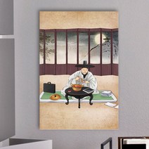 꾸밈 iw740-조선시대퓨전라이프먹거리중형노프레임 액자, 5타입