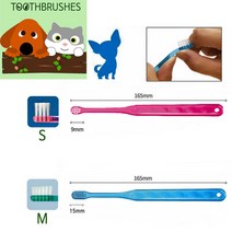 ci메디컬 슈와와강아지칫솔10개 반려견칫솔 반려묘칫솔, 랜덤M, 10개