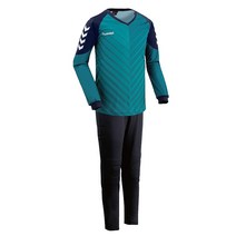 (정품)험멜 골키퍼복 GK복-상하세트(3080-B그린) 축구복 상하의 세트
