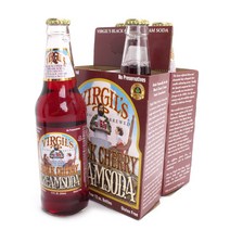 버질스 블랙 체리 크림 소다, 4개, 355ml