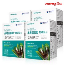 뉴트라라이프 뉴질랜드 초록입홍합 베이직2500 100%환, 4박스