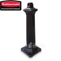 러버메이드 그라운드키퍼 투스칸 재떨이 9W30, 검정색, 1개