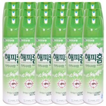 해피홈 에어로솔 모기약 아카시아향(수성) 500ml, 18개