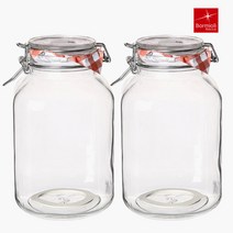 보르미올리 피도 유리 밀폐용기 화이트, 2개입, 3000ml