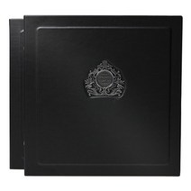 LUXURY통가죽앨범 대용량바인더형 접착식 or 포켓식, AB983-클래식블랙통가죽앨범, d.포켓식속지(백지)50매