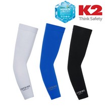 K2 완우유통 쿨토시 팔토시 기능성원단 냉감 아쿠아-X 원단, 블랙