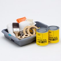 [문고리닷컴]노네임 프리미엄 수성페인트 벽지 벽면 리폼세트(무광), 3평형-Veiled Spotlight .7103