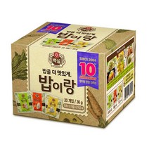 CJ_밥이랑실속20입_36G 복합조미식품/햇반/즉석밥/밥이랑실속, 단일 총 수량, 단일 총 수량