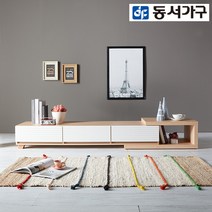 동서가구 착불 이자벨 2000 거실장 DF910387, 메이플