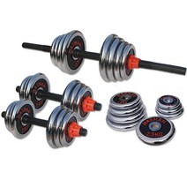 대한스포츠 크롬 조립아령 세트, 26kg, 1개