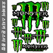 티몰 오토바이 스티커 바이크스티커 혼다 스즈키 야마하 스타, A09. 몬스터종합