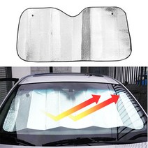 도매창고 은박 차량용 햇빛가리개 UV 고온차단 차량 커튼 열기차단, 고급형-150x80