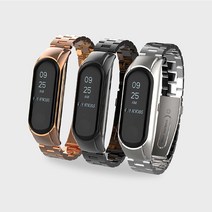 샤오미 미밴드4 메탈 스트랩, 1개, 추가2.(보호필름)