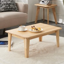 나무다움 원목 좌식책상 DIY 다용도테이블 좌탁, 내추럴 750mm