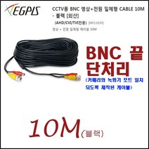 CCTV 500만 화소 4채널 녹화기(이지피스 WQHDVR-5104HS_265+1TB HDD)외 추가상품, 영상전원 일체형-10M