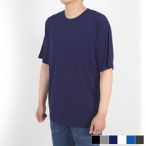 [오버니티] 오버핏 남녀공용 여름 아이스 냉장 실켓 그램 반팔 티셔츠