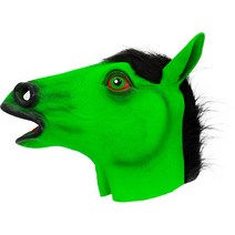 파티마트 동물가면, 말가면 형광그린