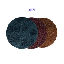 기타 3M 절단석4116 2009 1994 4 7 14인치쓰리엠 연마석, 47 3M SC디스크 MED  180 적색