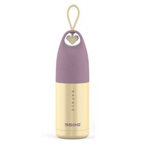 키친아트 라팔 러블리 보온병, 퍼플, 260ml, 1개